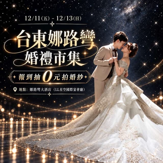 2026 台東娜路彎婚禮市集